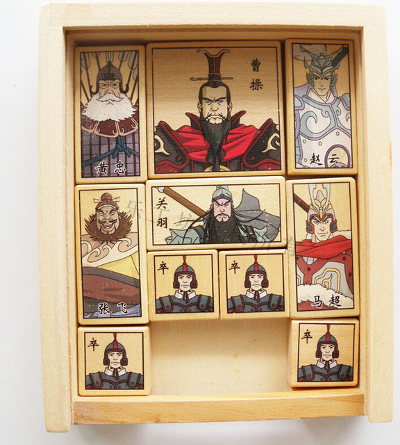 free-shipping-creative-educational-romance-of-three-kingdoms-wooden-puzzle-box-children-toy-huarong-road-king_640x640